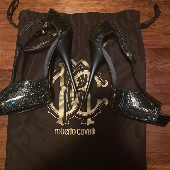 BRAND NEW ROBERTO CAVALLI HEELS - Picture 2 of 7